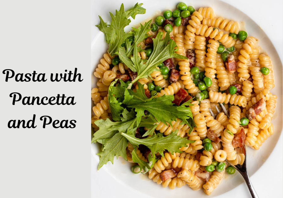 Pasta with Pancetta and Peas