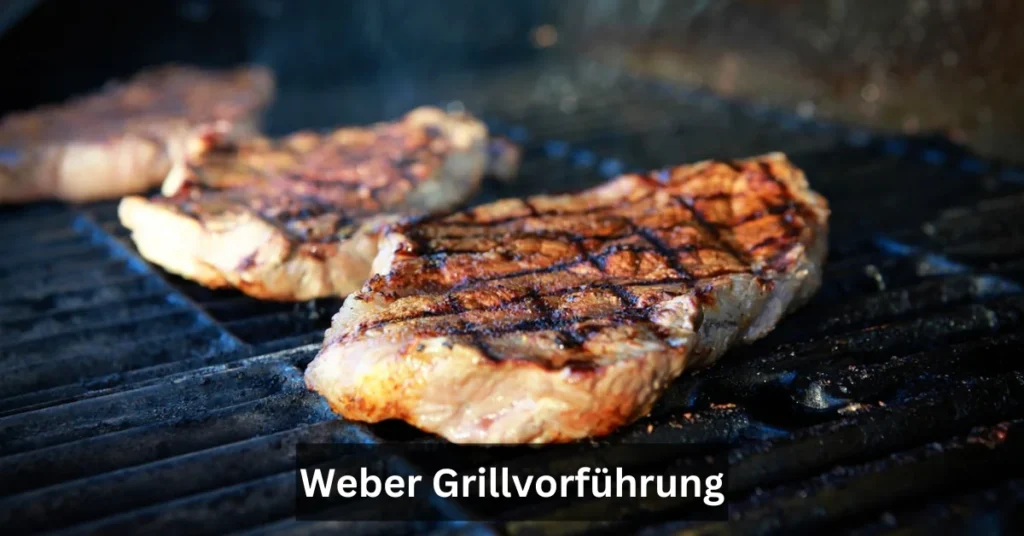 Weber Grillvorführung live grilling demonstration with expert chef