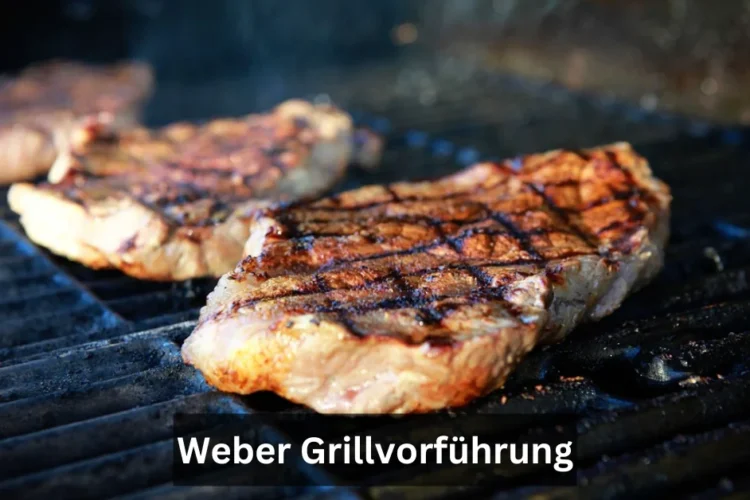 Weber Grillvorführung live grilling demonstration with expert chef