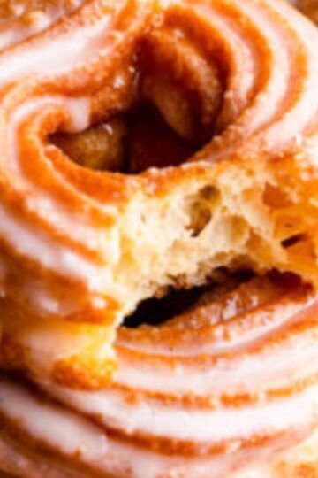 French cruller recipe freshly made glazed crullers on plate
